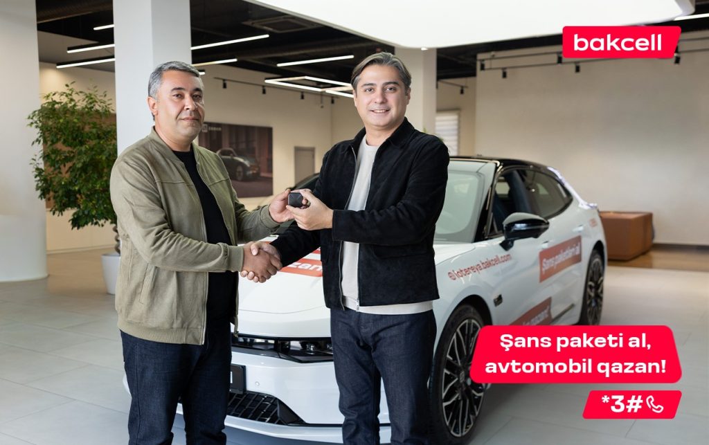 Cəmi 1 AZN-lik “Şans” paketi ilə avtomobil qazandı!
