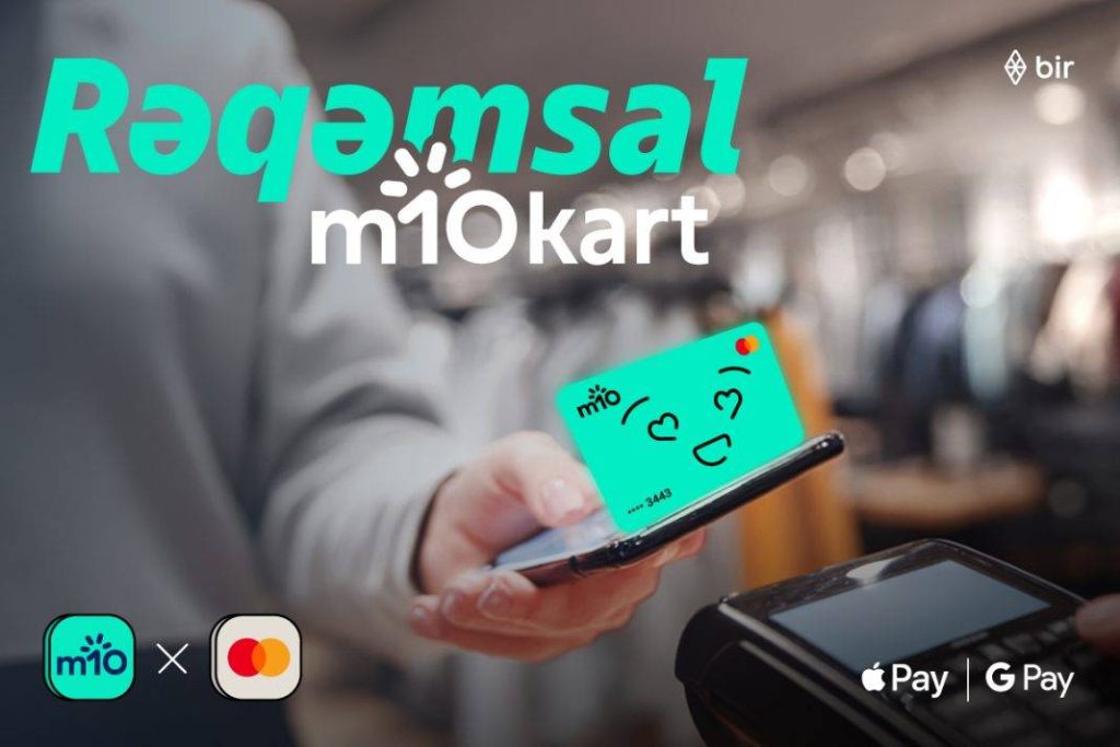 Mastercard və m10 Azərbaycanda ilk rəqəmsal kartı təqdim edib