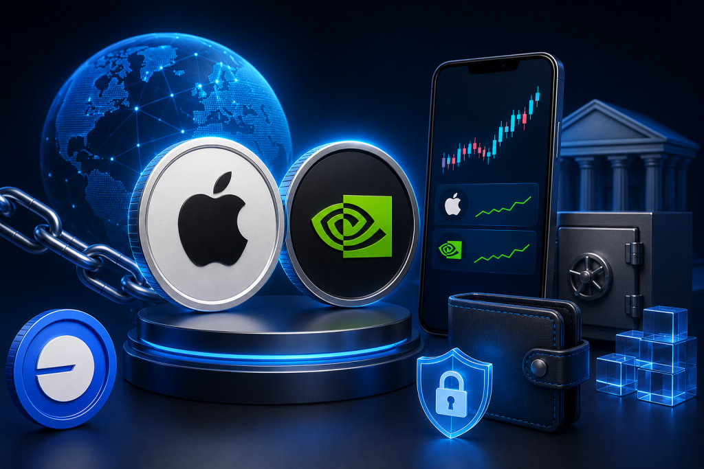 Coinbase “Apple” və “NVIDIA” səhmlərini tokenləşdirdi