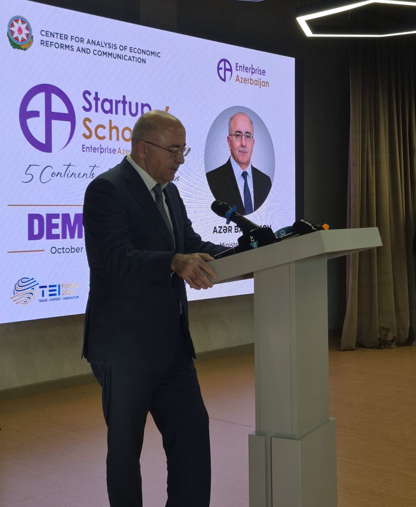 Azər Bayramov: “Azərbaycan 2 beynəlxalq dəhlizin kəsişməsində yerləşməklə startapların regional bazarlara çıxışını təmin edə bilər”